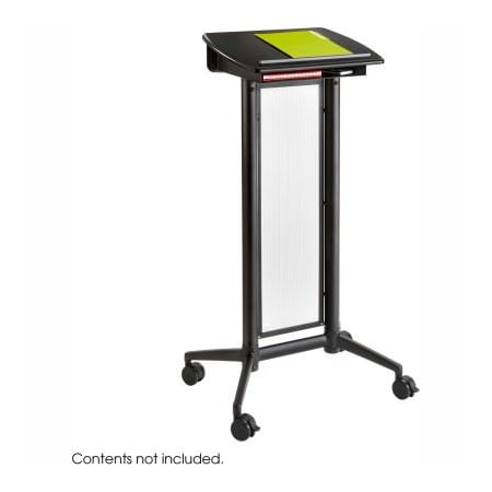 Safco Impromptu Podium / Lectern, Black 8912BL
